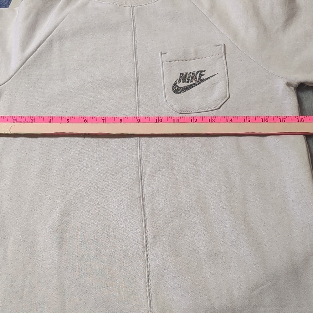 Nike loose fit grey short sleeve shirt with sleeve pocket Youth unisex Sz Large - Picture 8 of 11